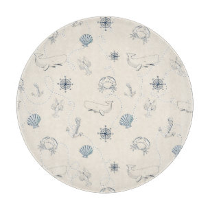 Nautical Sea Cutting Board