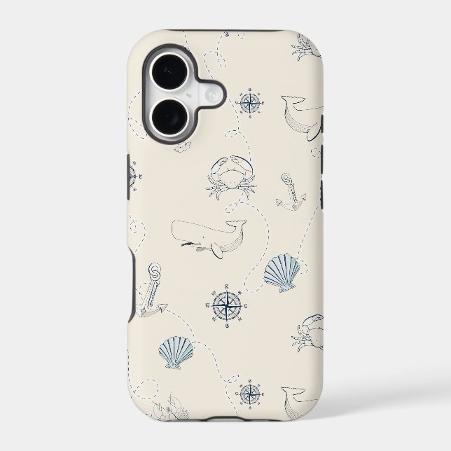 Nautical Sea Iphone Case (Back)