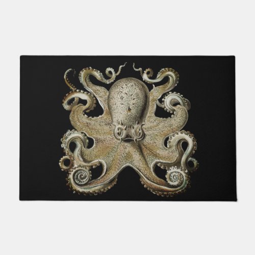 Nautical sea  Octopus decor welcome mat