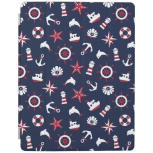 Nautical Sea Pattern iPad Smart Cover