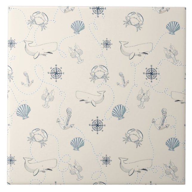 Nautical Sea Tile (Front)