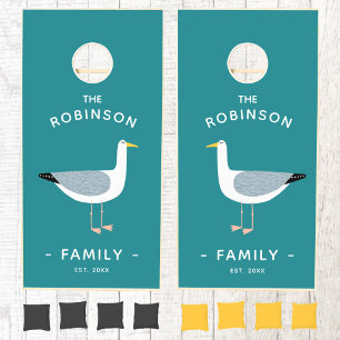 Nautical Seagull Cornhole Set