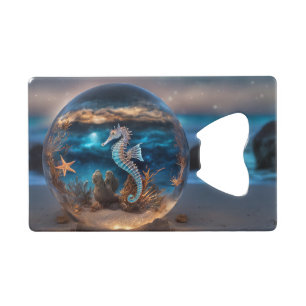 Nautical Seahorse Starfish Fantasy Bottle Opener