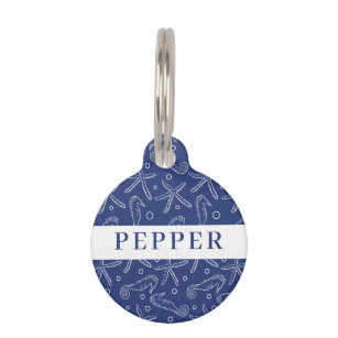 Nautical dog tags top
