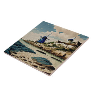 Nautical Seascapes Oil Painting No3 Ceramic Tile