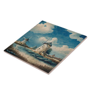 Nautical Seascapes Oil Painting No4 Ceramic Tile