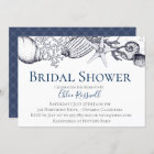 Nautical Seashell Bridal Shower Invitation