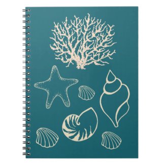 Nautical Seashell Notebook