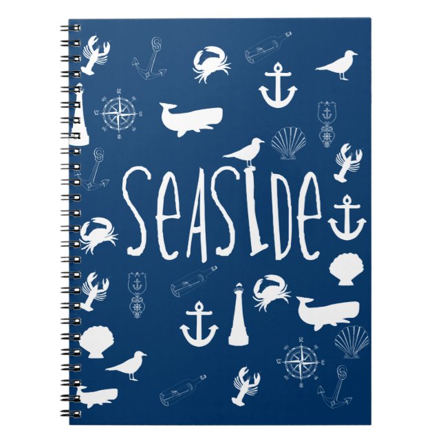 Nautical Seaside Notebook (Front)