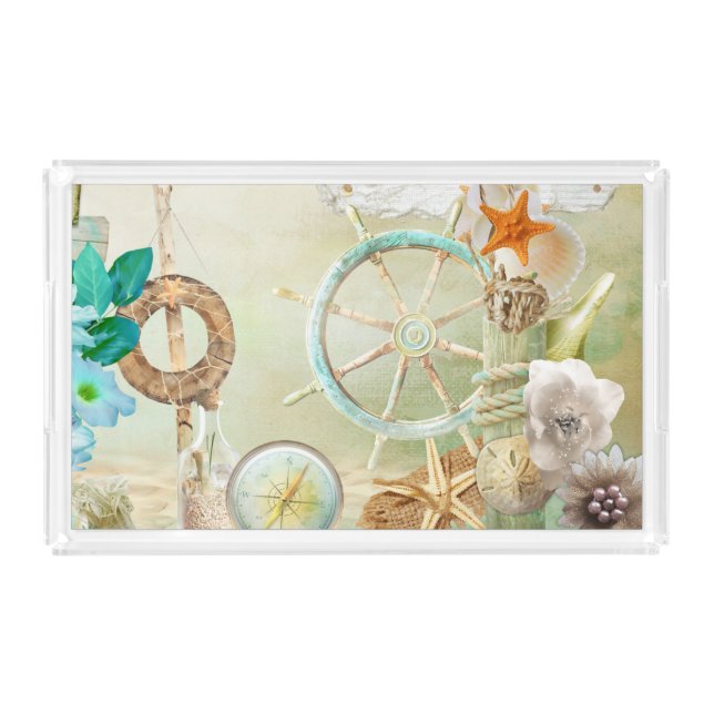 Nautical Series Design 2 Serving Tray (Front)