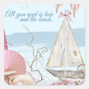 Nautical Series Design 3 Square Sticker