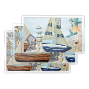 Nautical Series Design 4 Acrylic Tray