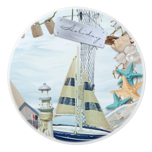 Nautical Series Design 4 Ceramic Knob