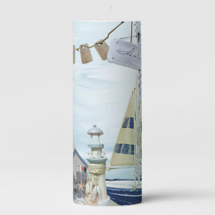 Nautical Series Design 4 Pillar Candle