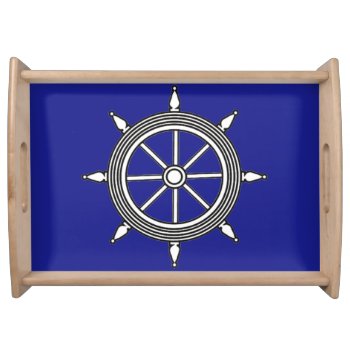 “nautical” Serving Tray by LadyDenise at Zazzle