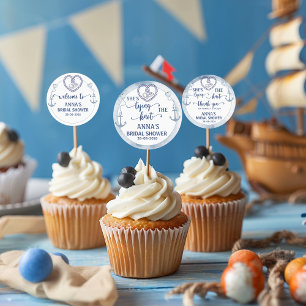 Nautical Shes Tying the Knot Bridal Shower Elegant Kids' Labels