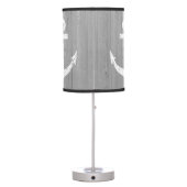 Nautical ship anchor print table lamp design (Back)