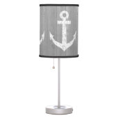 Nautical ship anchor print table lamp design (Right)