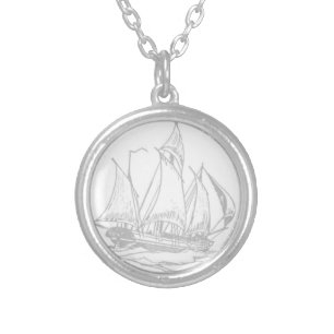 Nautical Ship Necklace
