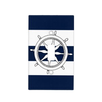 Nautical Ship Wheel Light Switch Cover by TheHomeStore at Zazzle