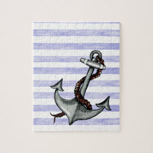 Nautical Ship's Anchor Jigsaw Puzzle