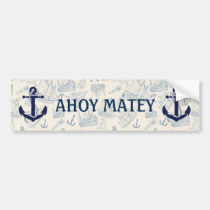 NAUTICAL SHIPS BUMPER STICKER