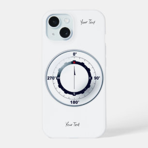 Nautical Ships Compass iPhone 15 Case