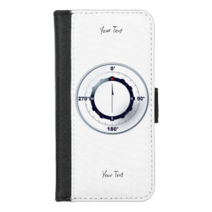 Nautical Ships Compass  iPhone 8/7 Wallet Case