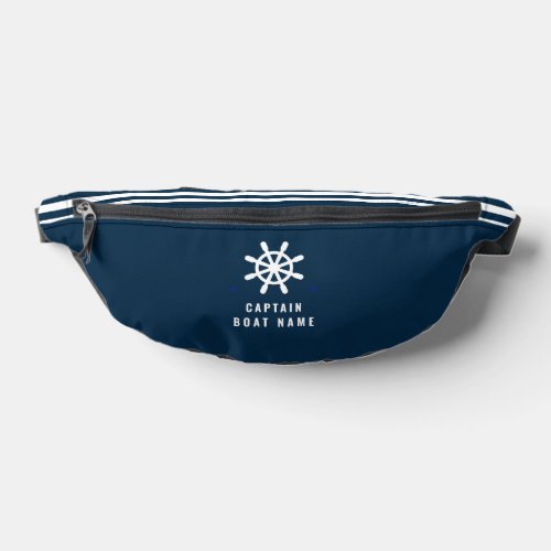 Nautical Ships Wheel Helm Fanny Pack