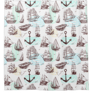 Nautical Shower Curtain