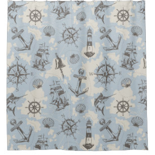 Nautical Shower Curtain