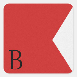 Nautical Signal Flag Alphabet Sticker