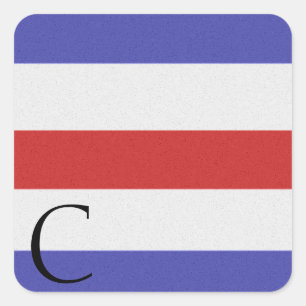 Nautical Signal Flag Alphabet Sticker C