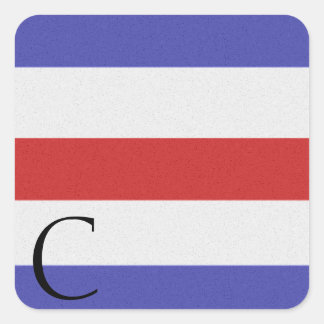 Nautical Signal Flag Alphabet Sticker C