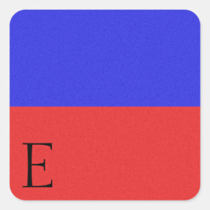 Nautical Signal Flag Alphabet Sticker E