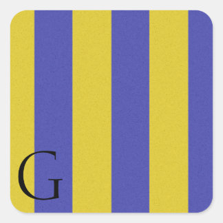 Nautical Signal Flag Alphabet Sticker G