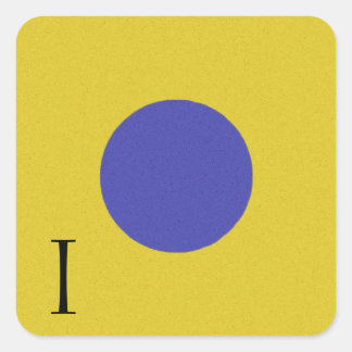 Nautical Signal Flag Alphabet Sticker I