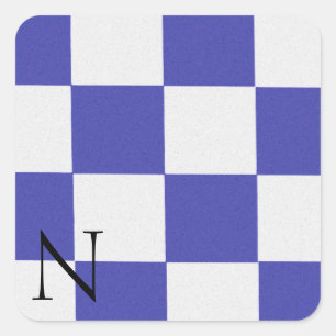 Nautical Signal Flag Alphabet Sticker N