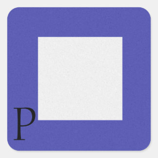 Nautical Signal Flag Alphabet Sticker P