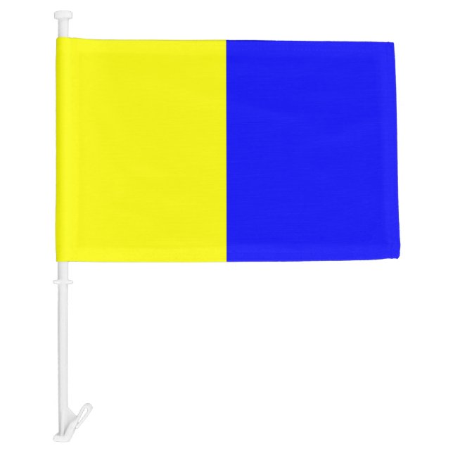 Nautical Signal Flag Kilo Letter K (Front)