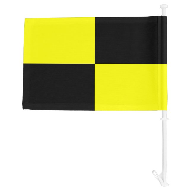 Nautical Signal Flag Lima Letter L (Back)