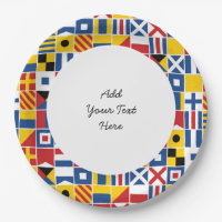 Nautical Signal Flags Pattern