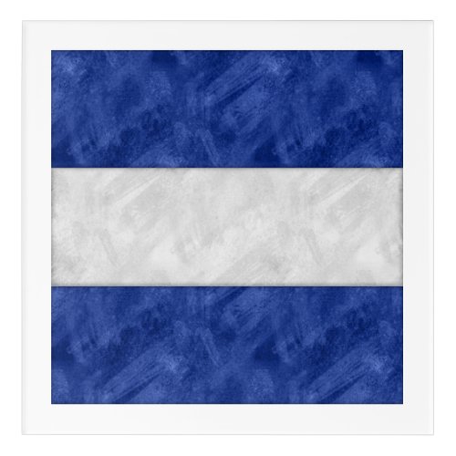 Nautical Signal Maritime Flag Letter J Juliet Acrylic Print