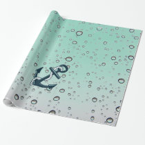 Nautical Sinking Anchor Wrapping Paper