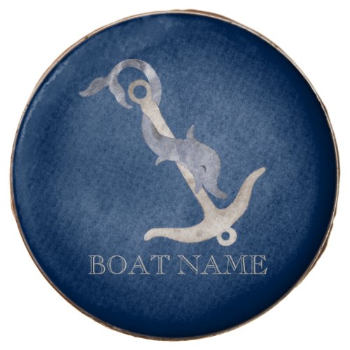 Nautical Spirit Anchor Dolphin Navy Blue    Chocolate Covered Oreo