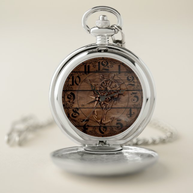 Nautical Spirit Pocket Watch (Inside)