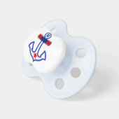Nautical Star Anchor Pacifier (Front Right)