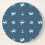 Nautical Star Pattern Drink Coaster