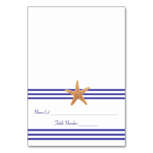 Nautical Starfish - Escort Card