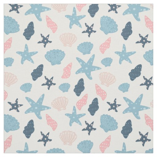 Nautical Starfish Fabric